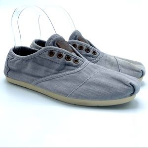 Toms | Canvas Gray Sneaker Size 7